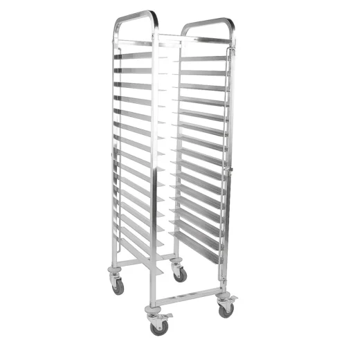 New Foodsville 15 Shelf Bakery / Serving Tray Racking Trolley