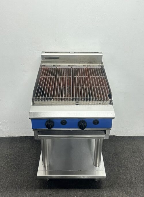 Used Blue Seal Evolution 600mm Chargrill, On Stainless Steel Stand