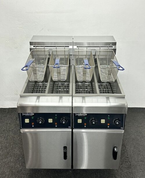 New Foodsville Four Pan Four Basket Electric Fryer