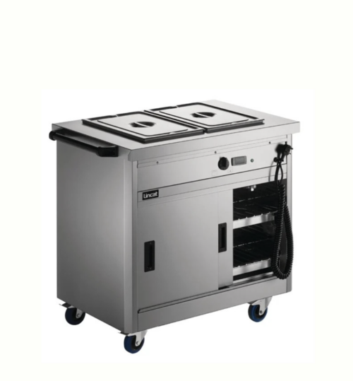 New Lincat Panther 670 Series 2 x 1/1 GN Bain Marie & Hot Cupboard