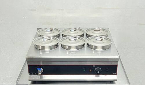 New Foodsville 6 Pot Bain Marie With Drain Tap