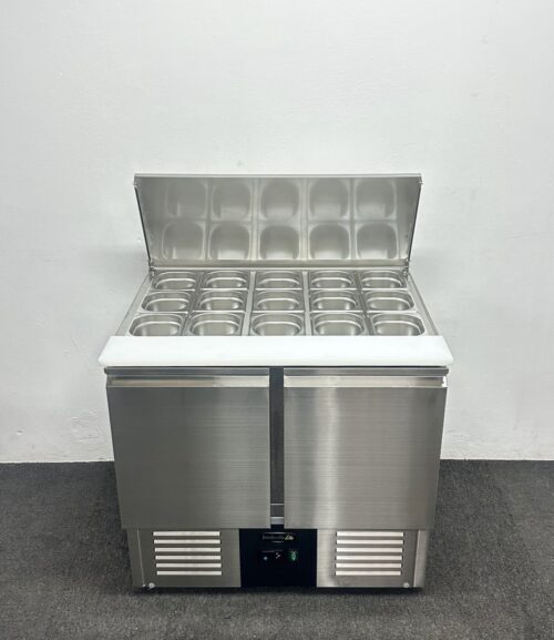 New Foodsville 900mm 2 Door Saladette Fridge