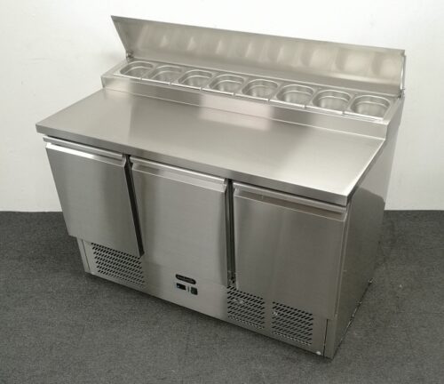 New Foodsville 3 Door Prep Counter Fridge