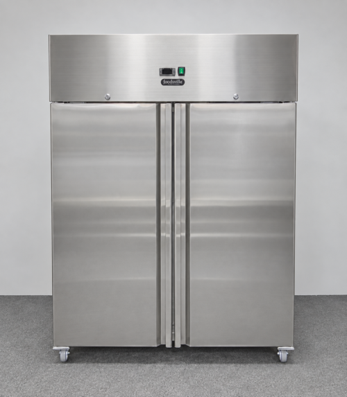 New Foodsville 1200 Litre Double Door Upright Freezer, On Wheels