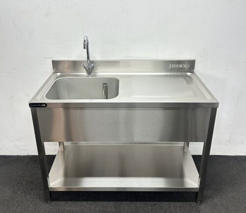 New Foodsville 1200mm Single Bowl Sink – Right Hand Drainer
