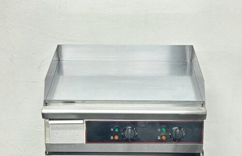 New Foodsville 610mm Countertop Chrome Top Mirror Electric Griddle