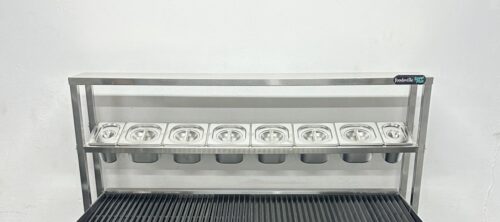 New Foodsville 1200mm Garnish Rail – Includes G/N Containers & Lids!