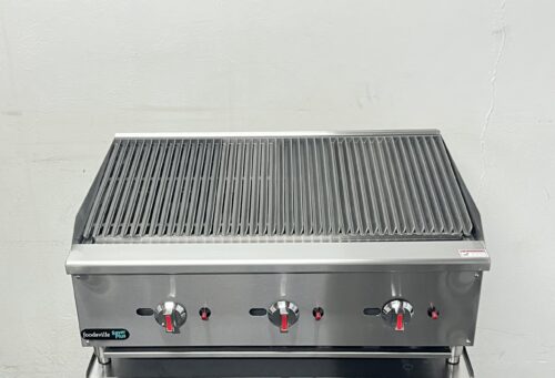 New Foodsville 900mm 3 Burner Gas Chargrill