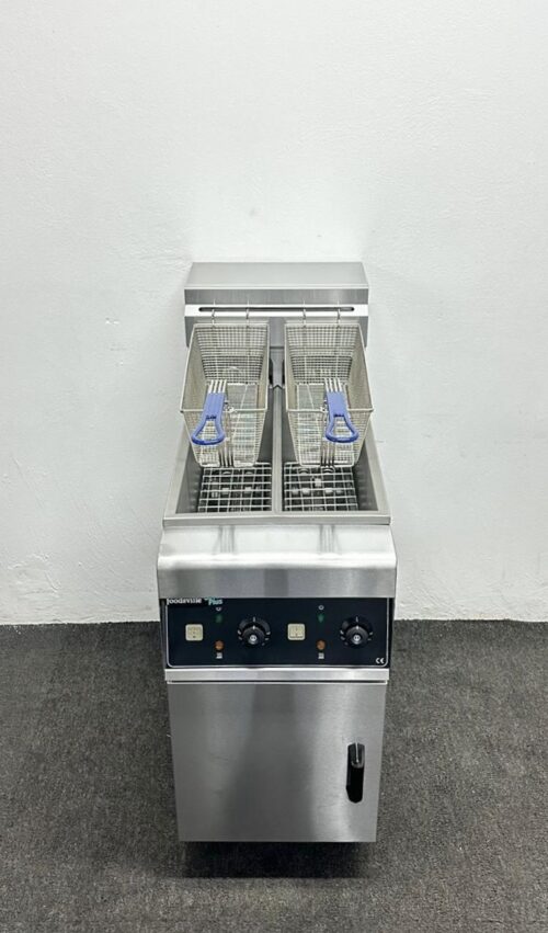 New Foodsville Twin Pan Twin Basket Electric Fryer