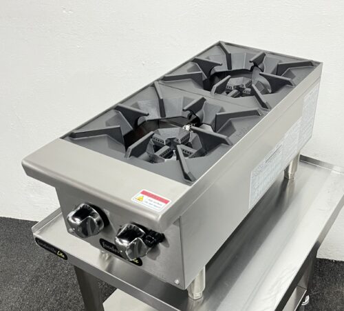 New Foodsville Two Burner Countertop Gas Hob