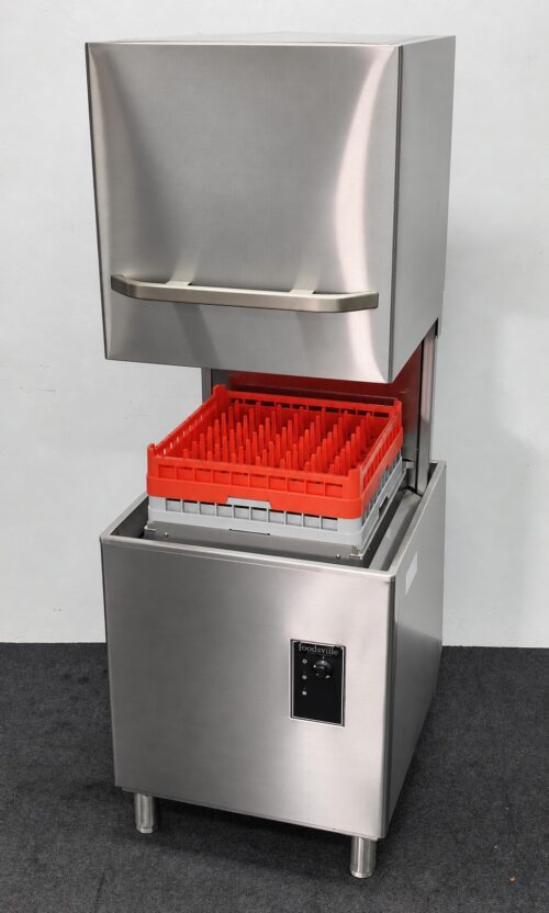 New Foodsville 675mm Pass Through Dishwasher - Gravity Drain