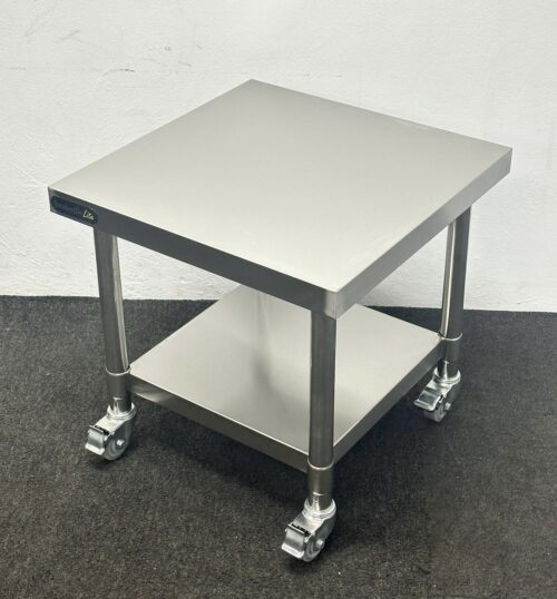 New Foodsville 600mm Stainless Steel Table, On Wheels