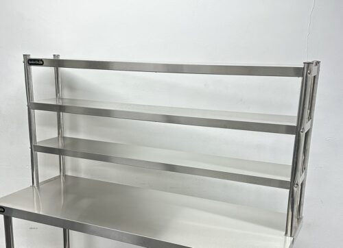 New Foodsville 1500mm Stainless Steel Triple Overgantry