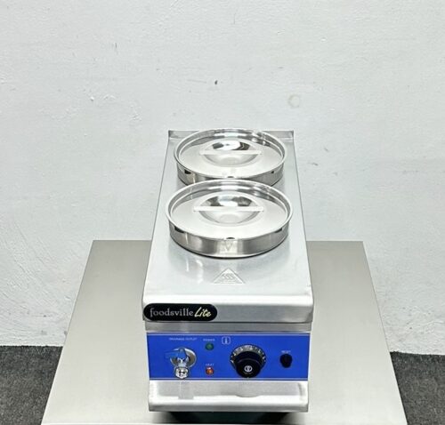 New Foodsville 2 Pot Bain Marie With Drain Tap